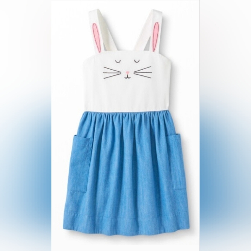 Hanna Andersson Bunny Jumper Dress Size 120 (6/7)